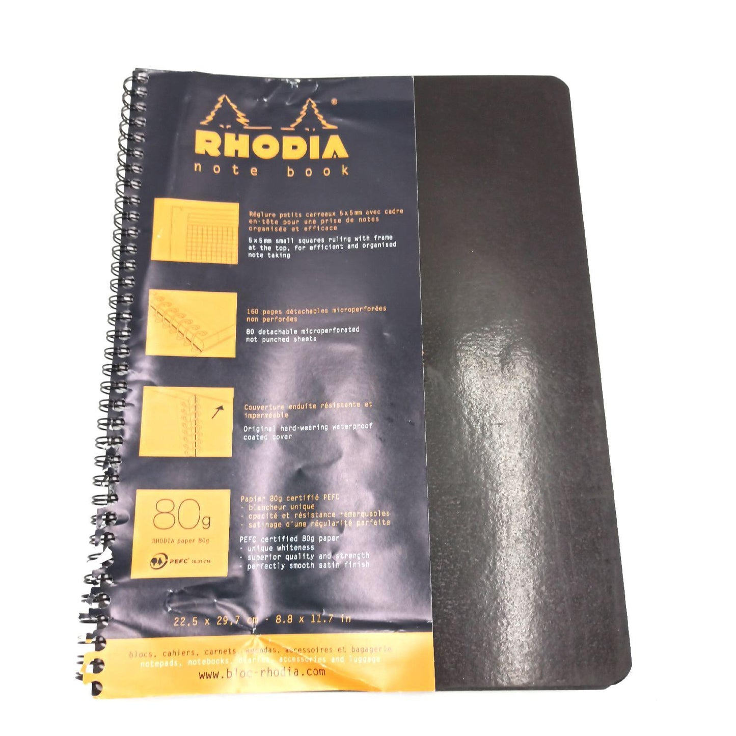 Rhodia Spiralheft Notizblock Schreibwaren 193009C Kariert DIN A4