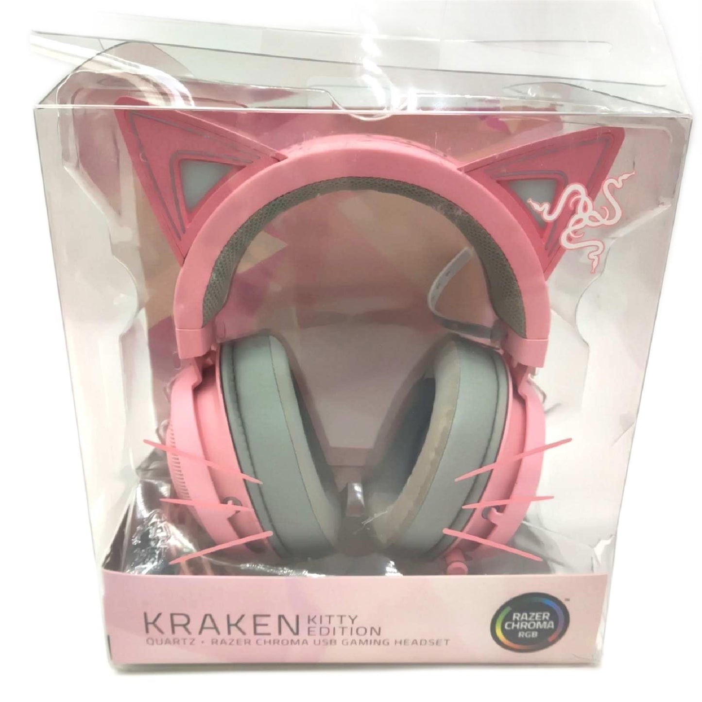 Razer Kraken Kitty Edition Gaming Headset Die Katze Ohr USB Gaming Head - Defekt