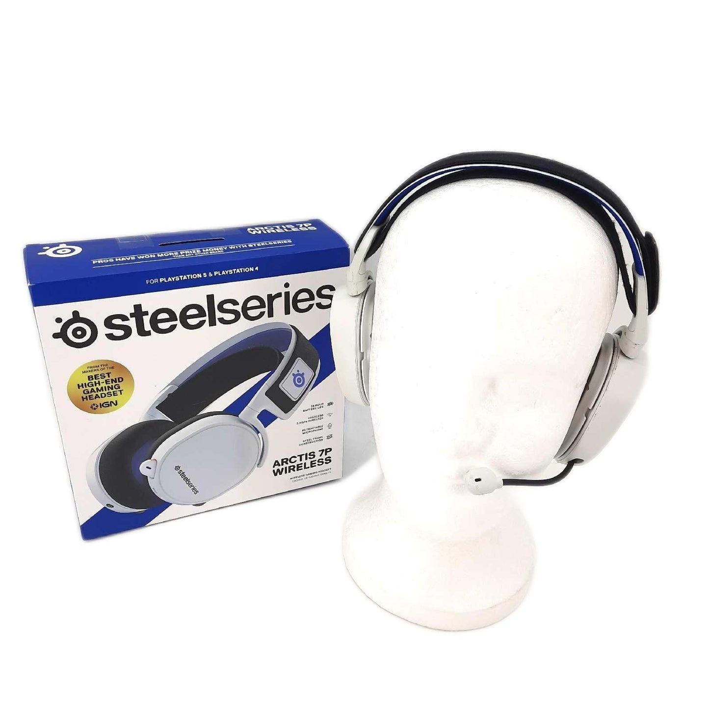 SteelSeries Arctis 7P Wireless kabellos Verlustfrei Gebrauchsspuren Ohrpolster fehlen
