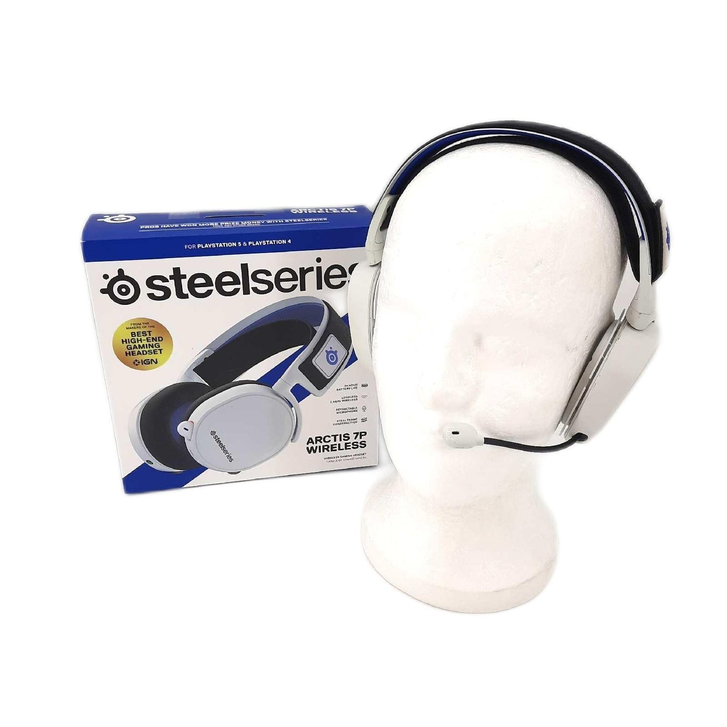 SteelSeries Arctis 7P Wireless kabellos Verlustfrei Gebrauchsspuren Ohrpolster fehlen