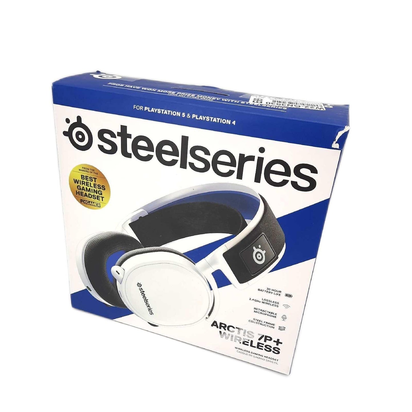 SteelSeries Arctis 7P Plus Wireless Gaming Headset Verlustfrei Unvollständig Ohne Ohr