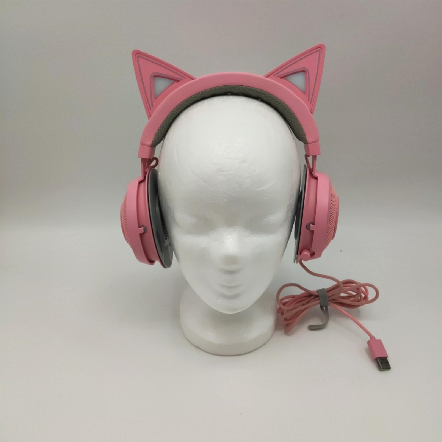 Razer Kraken Kitty Edition Gaming Headset Katze Ohr USB gebraucht ohne Ohrpolster
