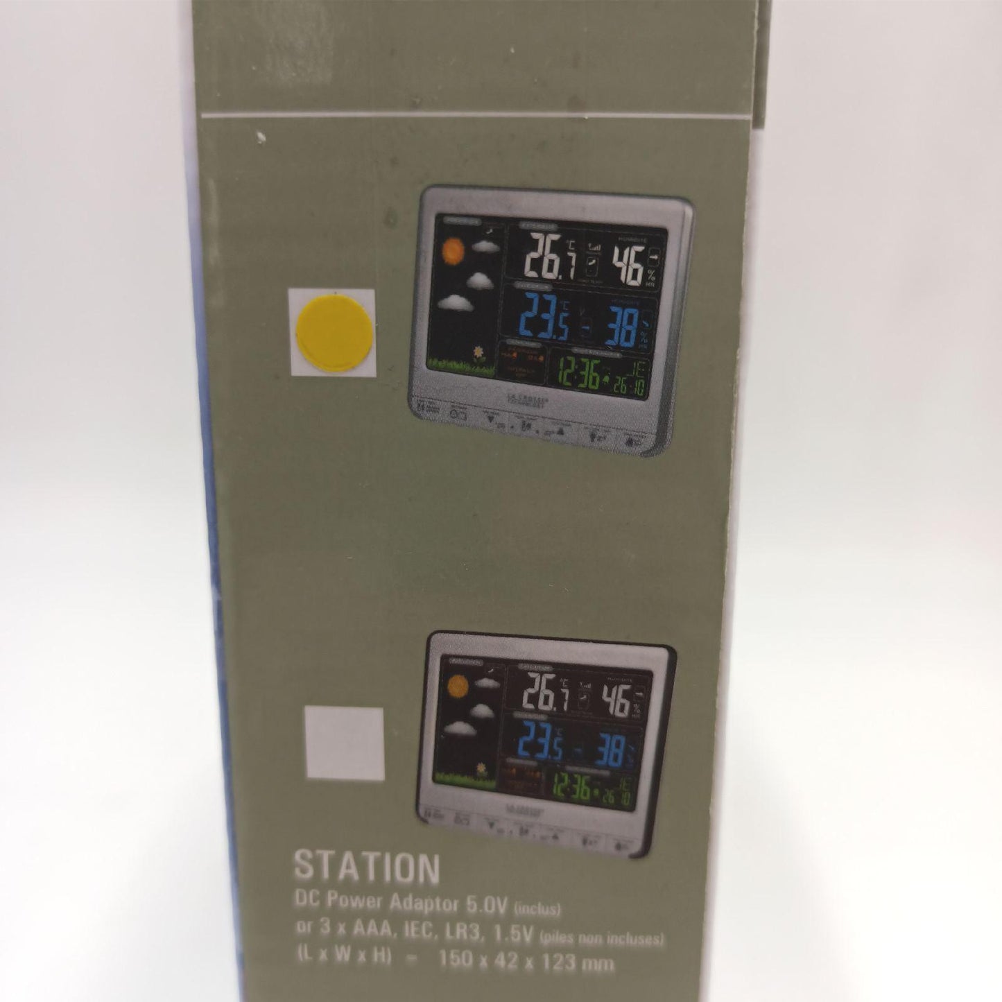 La Crosse Technology Wetterstation Haus Wetterdaten Anzeige WS6826WHIBLA komfort