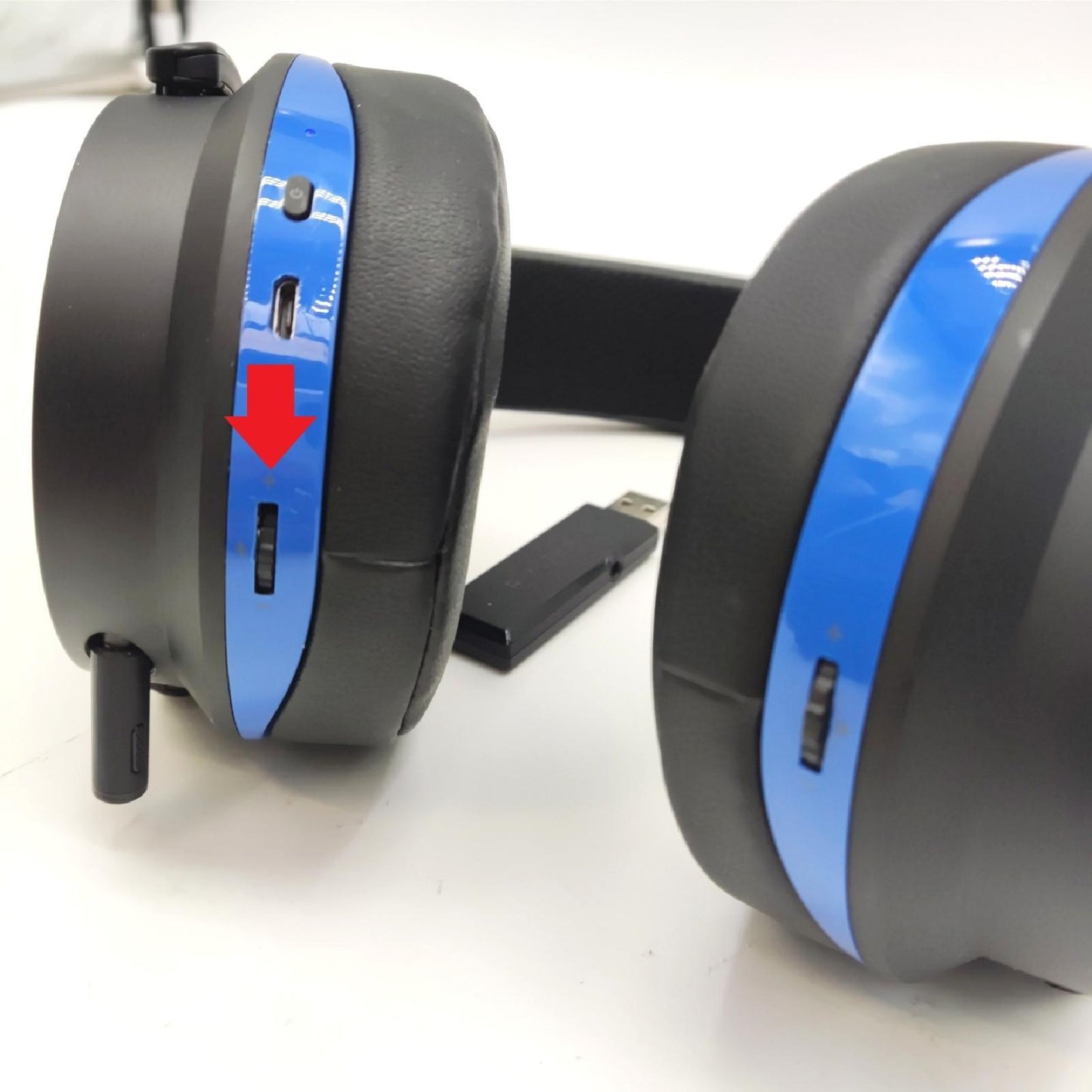 Razer Thresher 7.1 PlayStation Lautstärke regler links Funktion Soporte