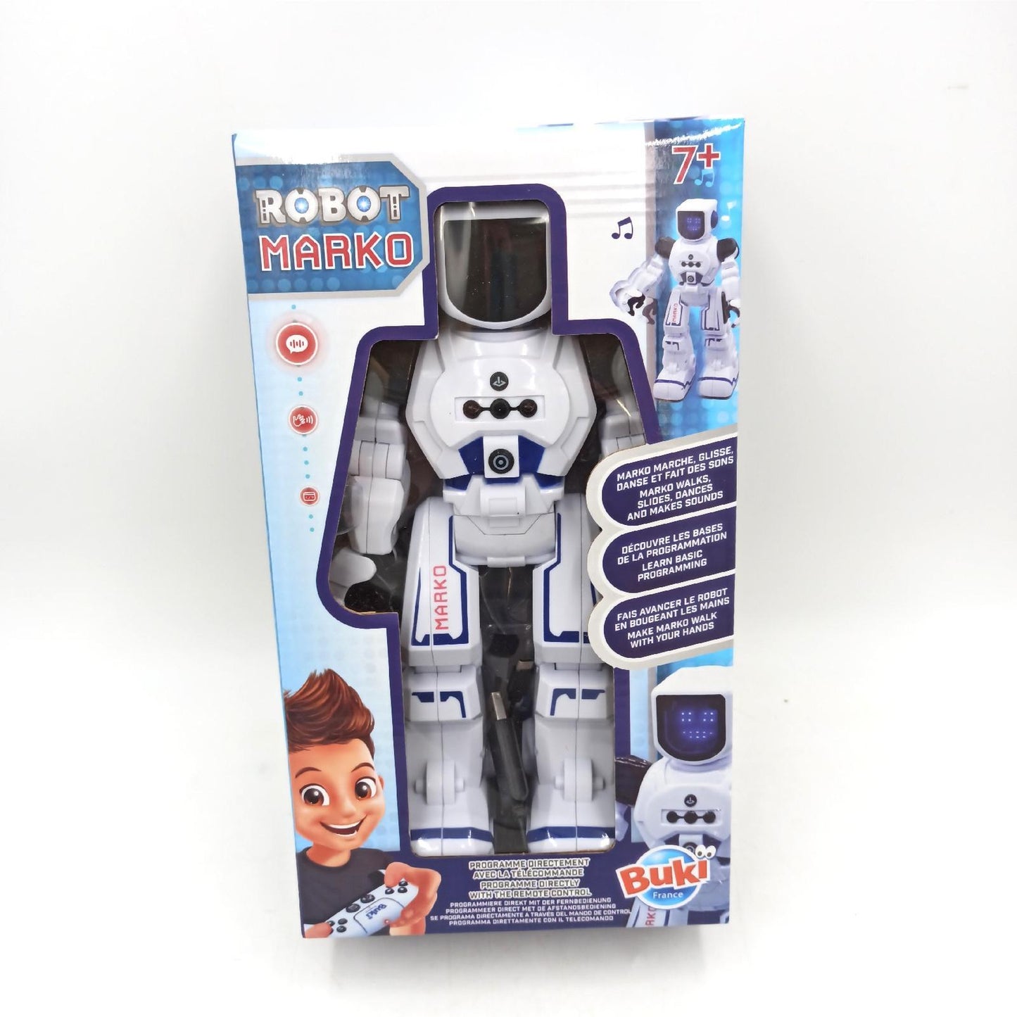 BUKI Roboter Spielzeug Kinder Spielwaren Marko Entdeckungsspielzeug Lernspaß spielend