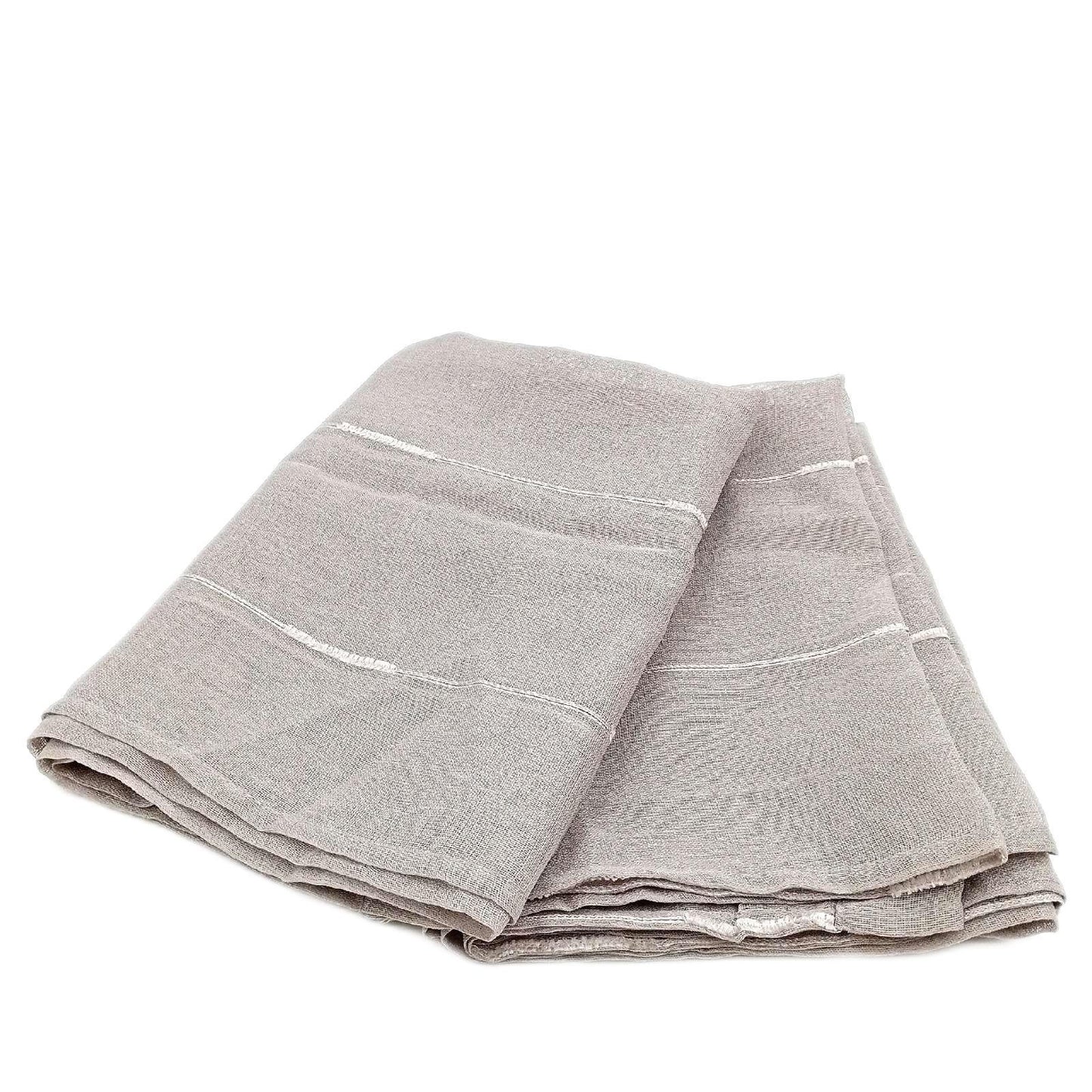 Douceur D Interieur Vorhang Wohntextilien Sable Chenille Taupe Stil modern elegant