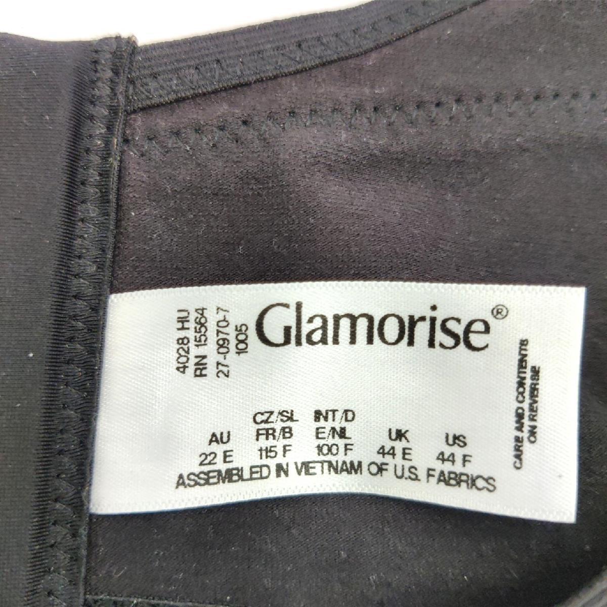 Glamorise Damen 1005 Full Coverage Bra  Schwarz  100F