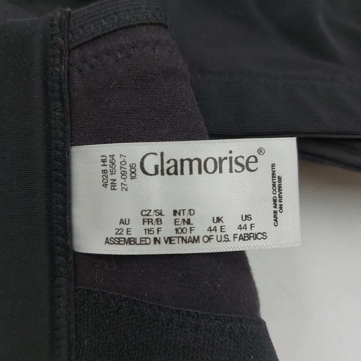 Glamorise Damen 1005 Full Coverage Bra  Schwarz  100F