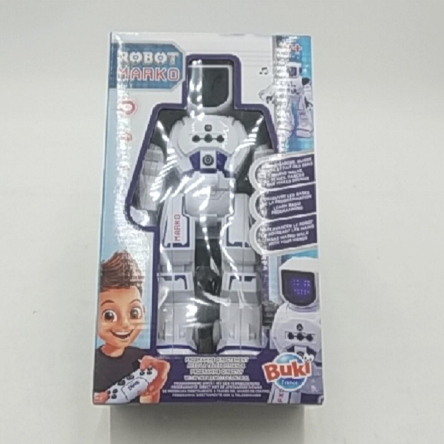 BUKI Roboter Spielzeug Kinder Spielwaren Marko Entdeckungsspielzeug Lernspaß spielend