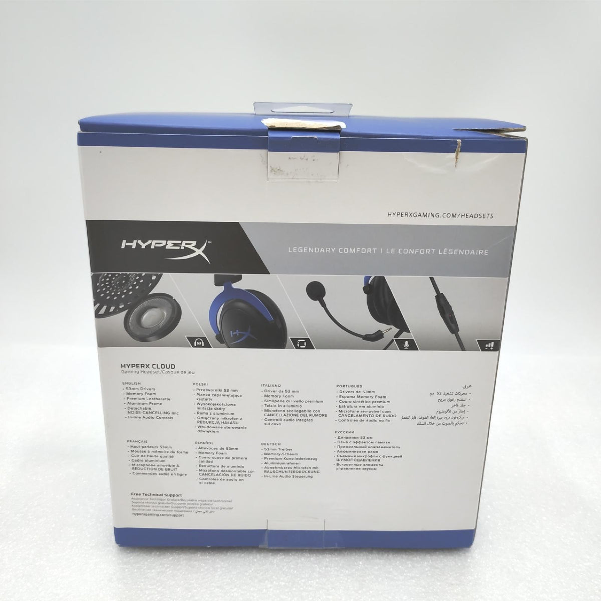 HyperX Gaming Headset Audiozubehör Cloud Offiziell PlayStation kompatibel PS4 bequem
