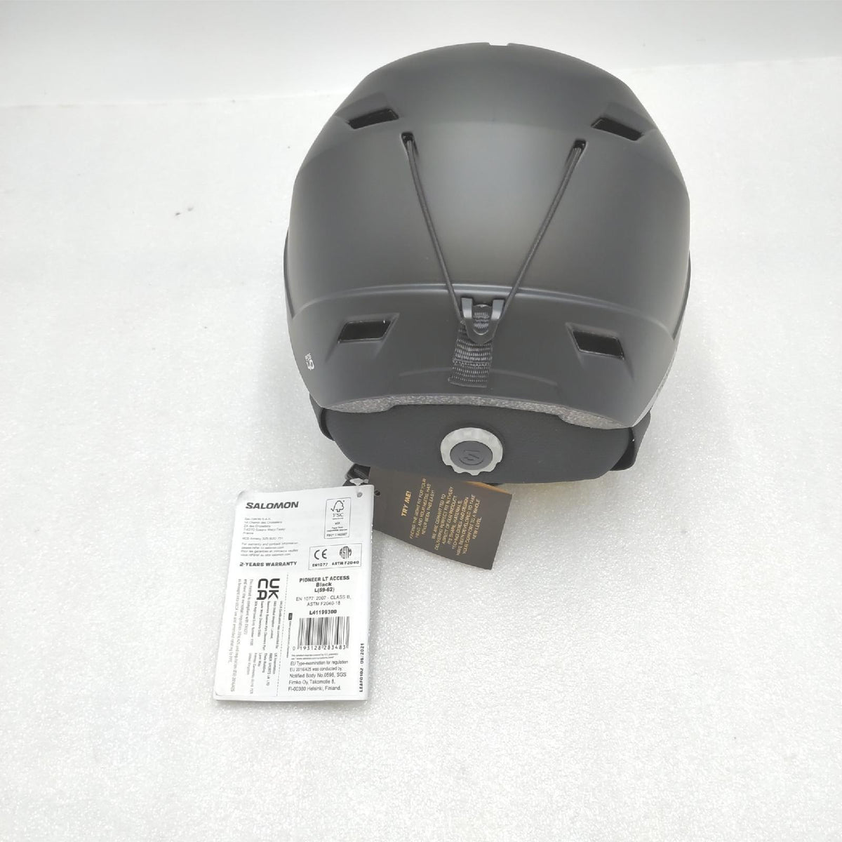Salomon Pioneer LT Skihelm Snowboardhelm L 59-62 cm Schwarz