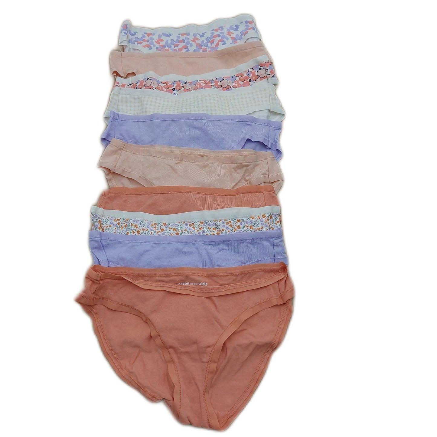 Amazon Essentials Bikinihose Damenbekleidung 10er Pack Floral Kariert Mehrfarbig Strandmode
