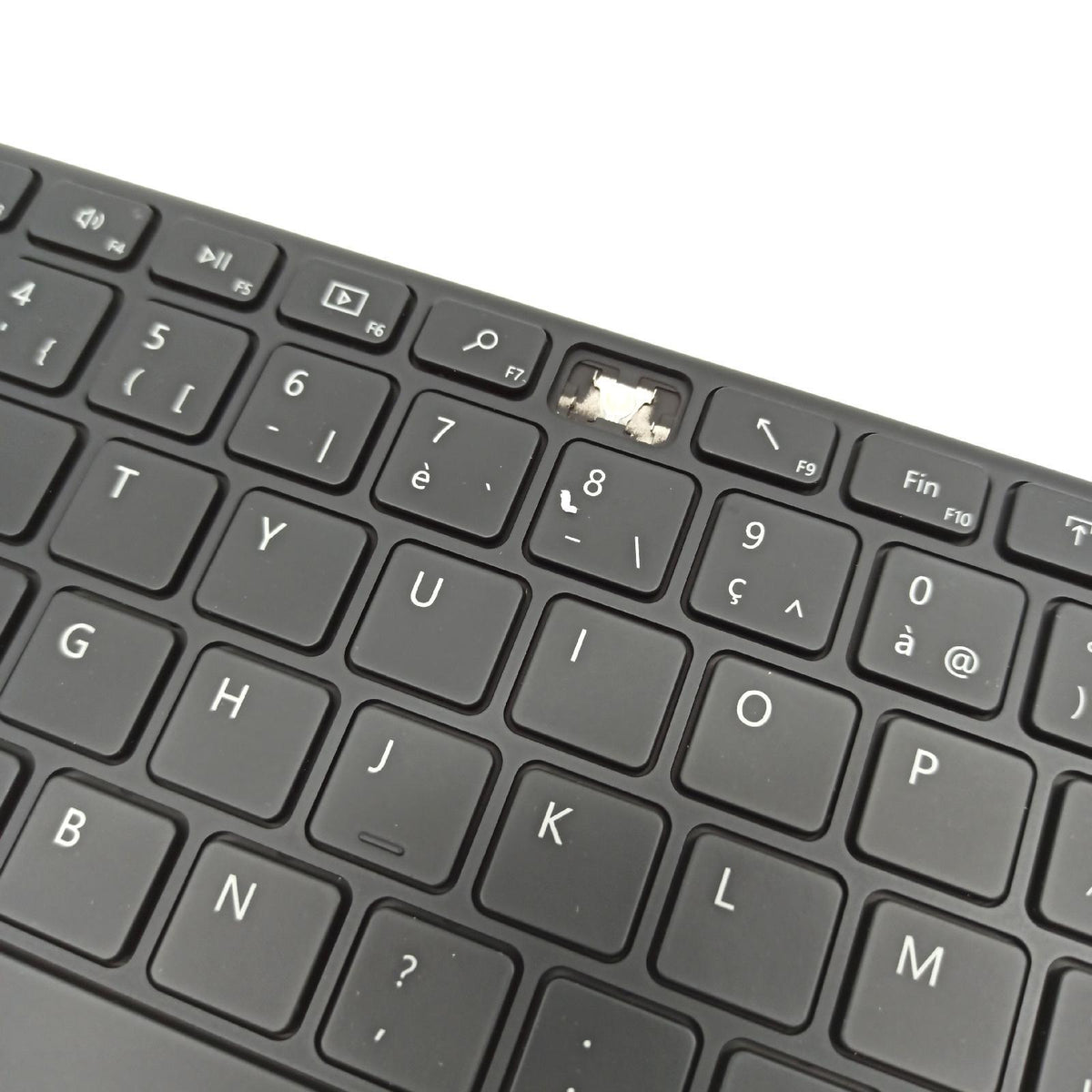 Microsoft Designer Compact Keyboard Kompakte Bluetooth Tastatur Französisch Azerty Schwarz eine Taste fehlt
