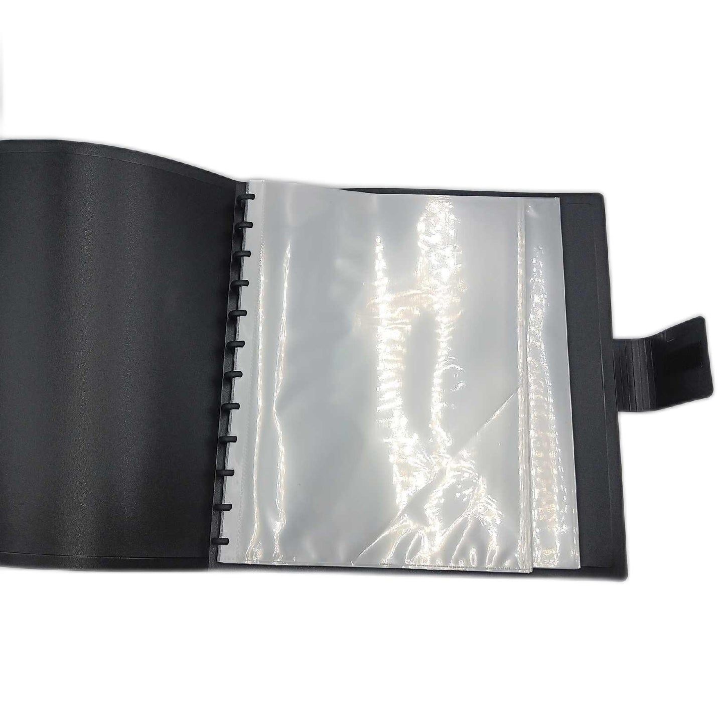 Viquel Spiralmappe Bürobedarf Géode Meteor Jumbo 120 Seiten Schwarz Organizer