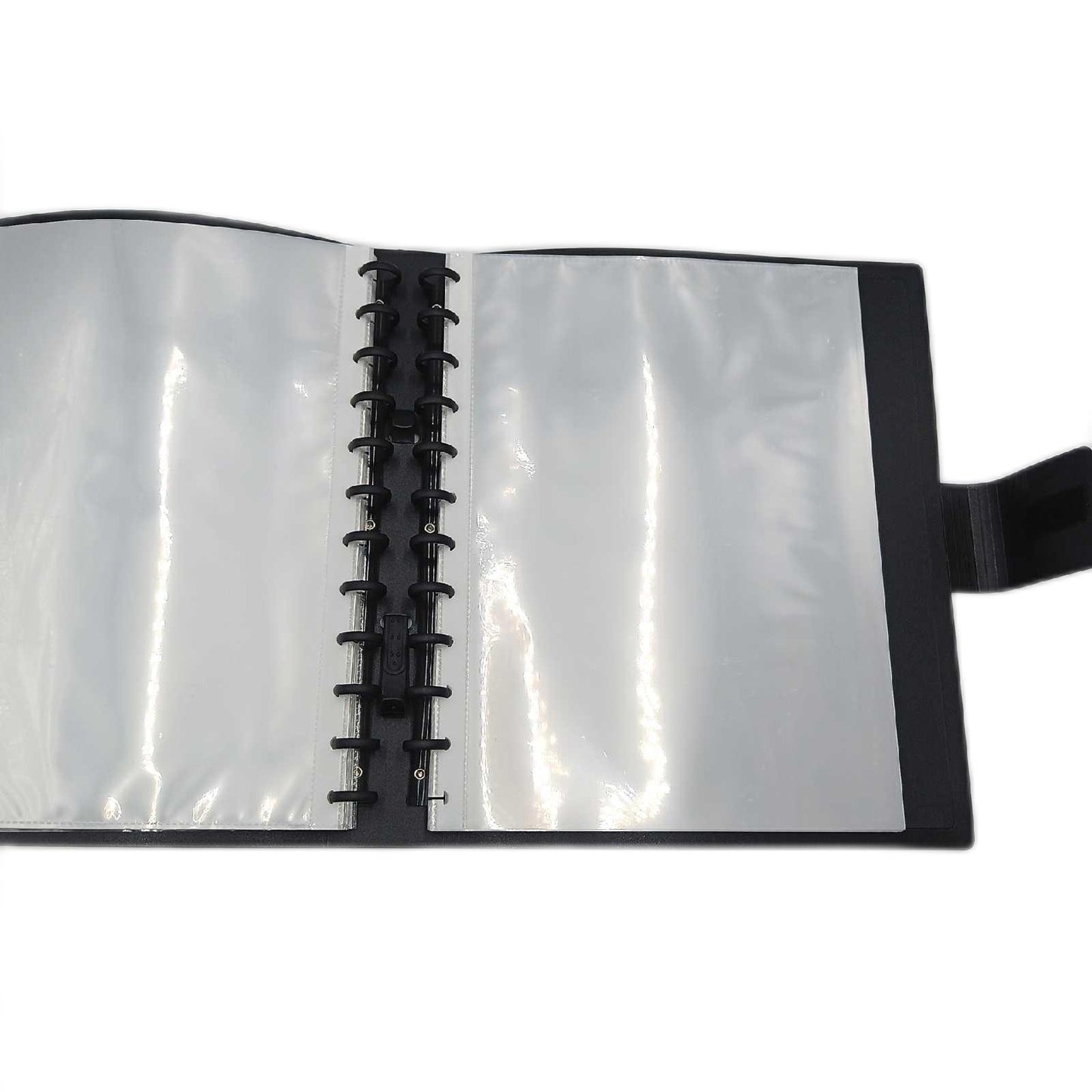 Viquel Spiralmappe Bürobedarf Géode Meteor Jumbo 120 Seiten Schwarz Organizer