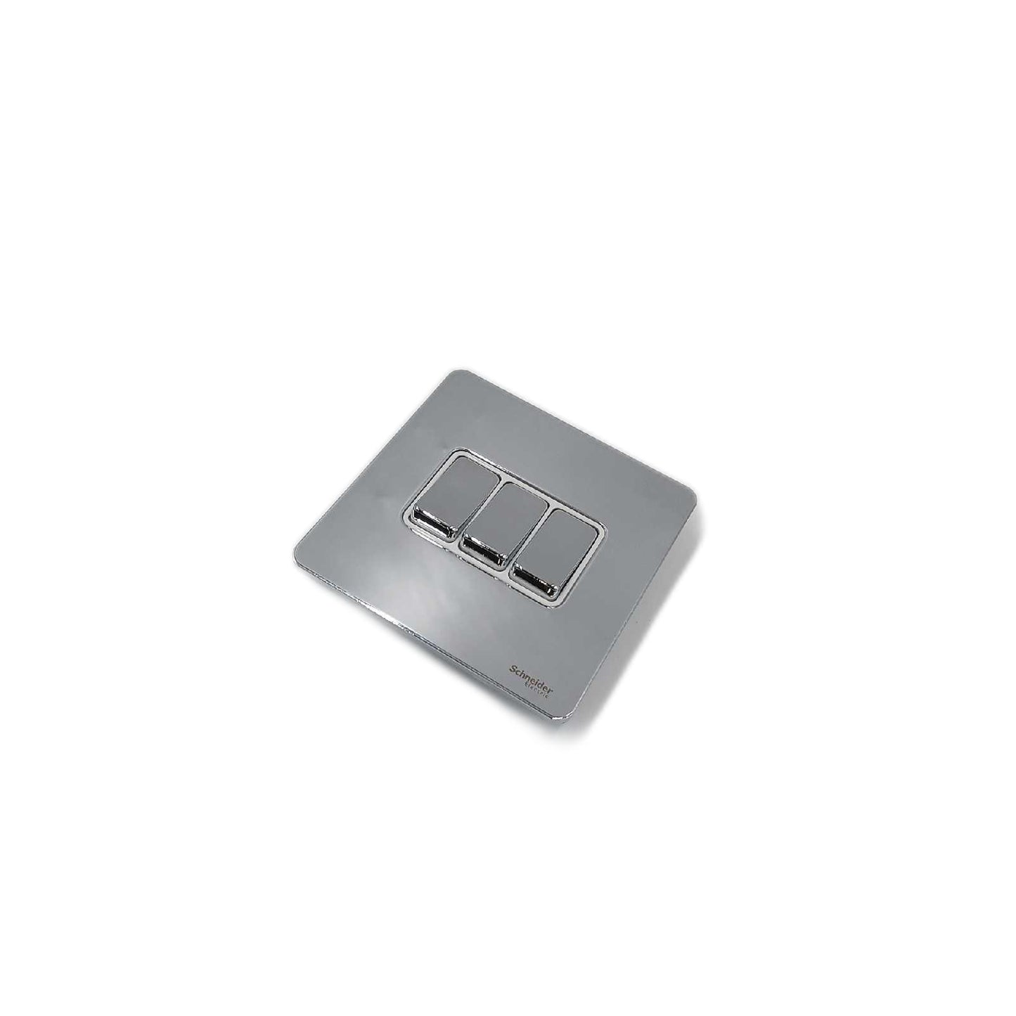 Schneider Electric Ultimate Steckdosenblende 16 AX Dreifacher 2-Wege-Schalter, GU1432WPC