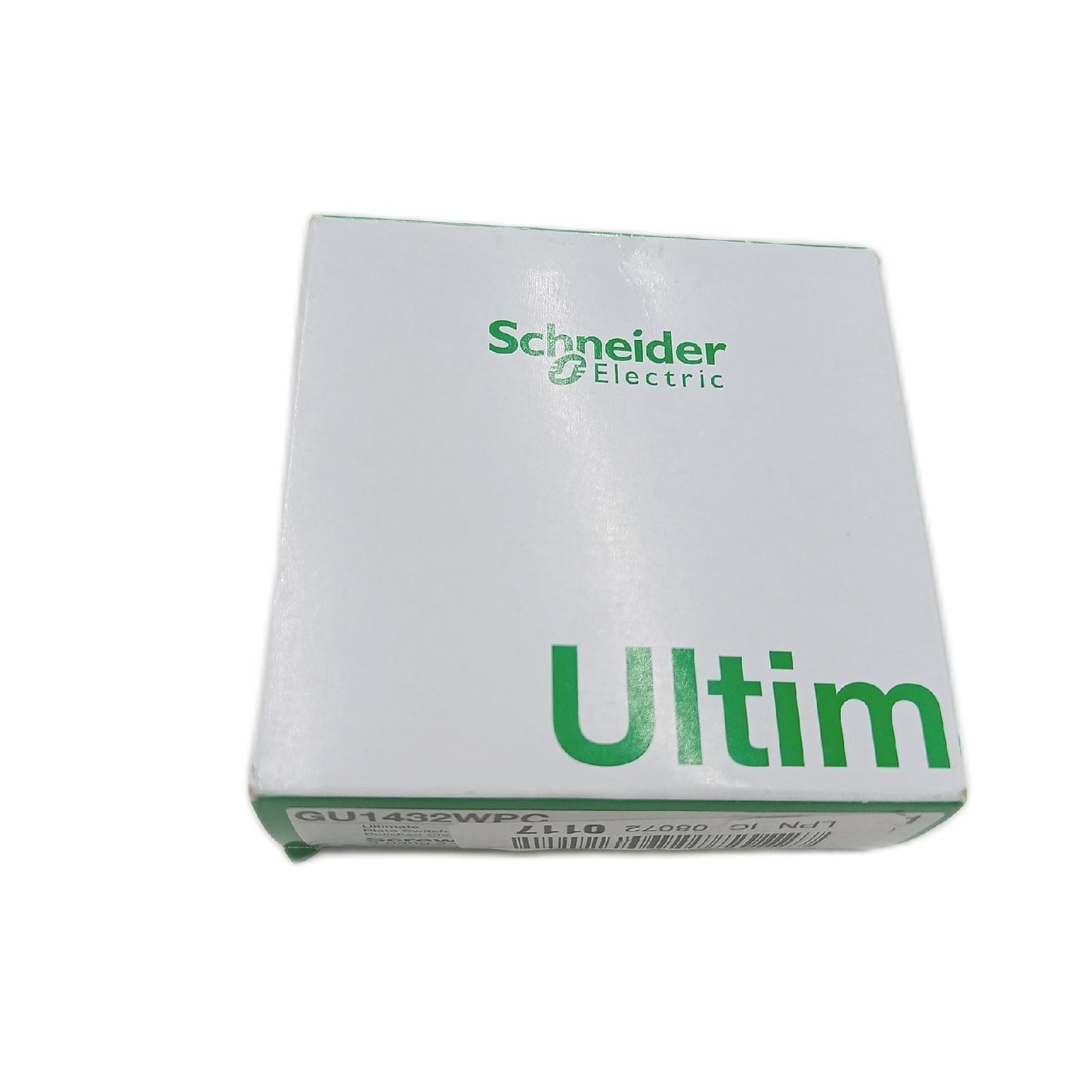Schneider Electric Ultimate Steckdosenblende 16 AX Dreifacher 2-Wege-Schalter, GU1432WPC