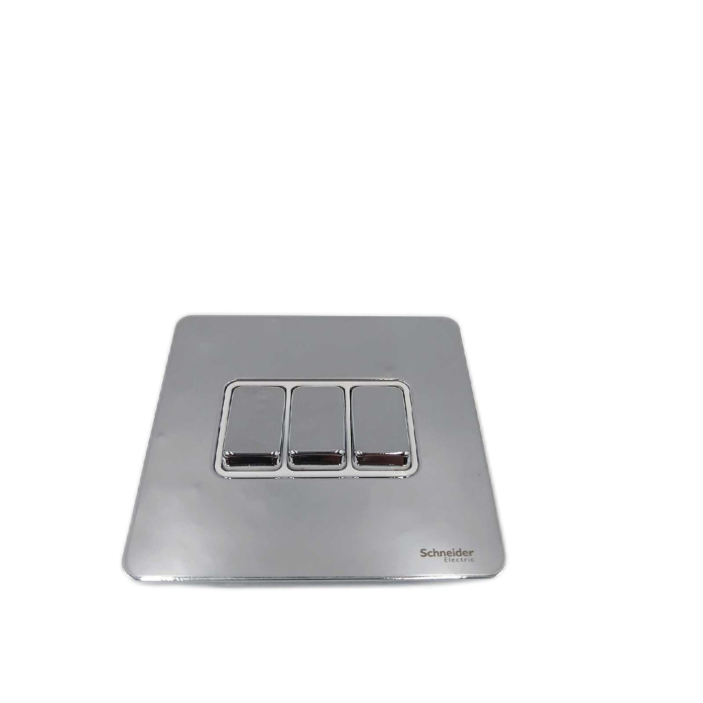 Schneider Electric Ultimate Steckdosenblende 16 AX Dreifacher 2-Wege-Schalter, GU1432WPC