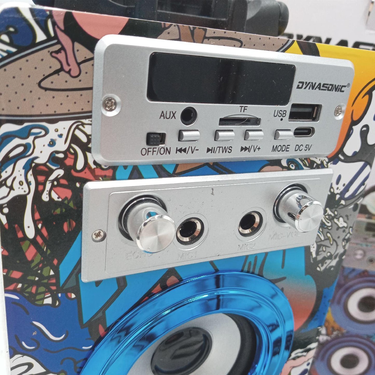 DYNASONIC 3 Generation Karaoke Mikrofon Audio Musikspaß 2021 Geschenke