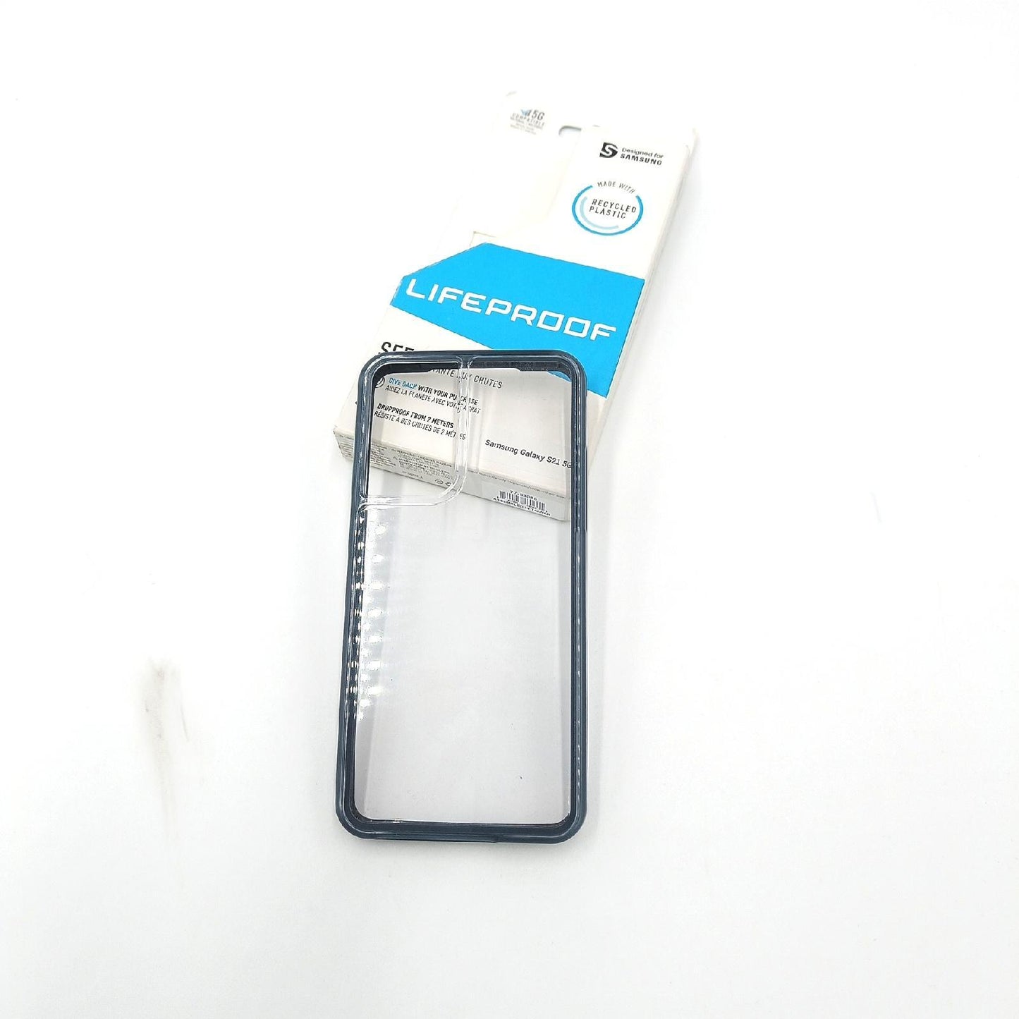 LifeProof Hülle Smartphone Zubehör Samsung Galaxy S21 5G Stoßfest Transparent Blau