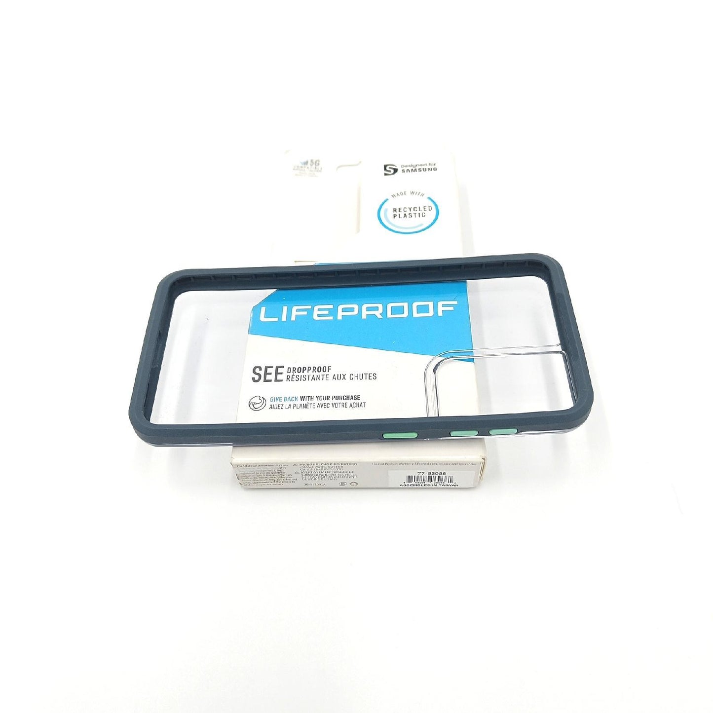 LifeProof Hülle Smartphone Zubehör Samsung Galaxy S21 5G Stoßfest Transparent Blau