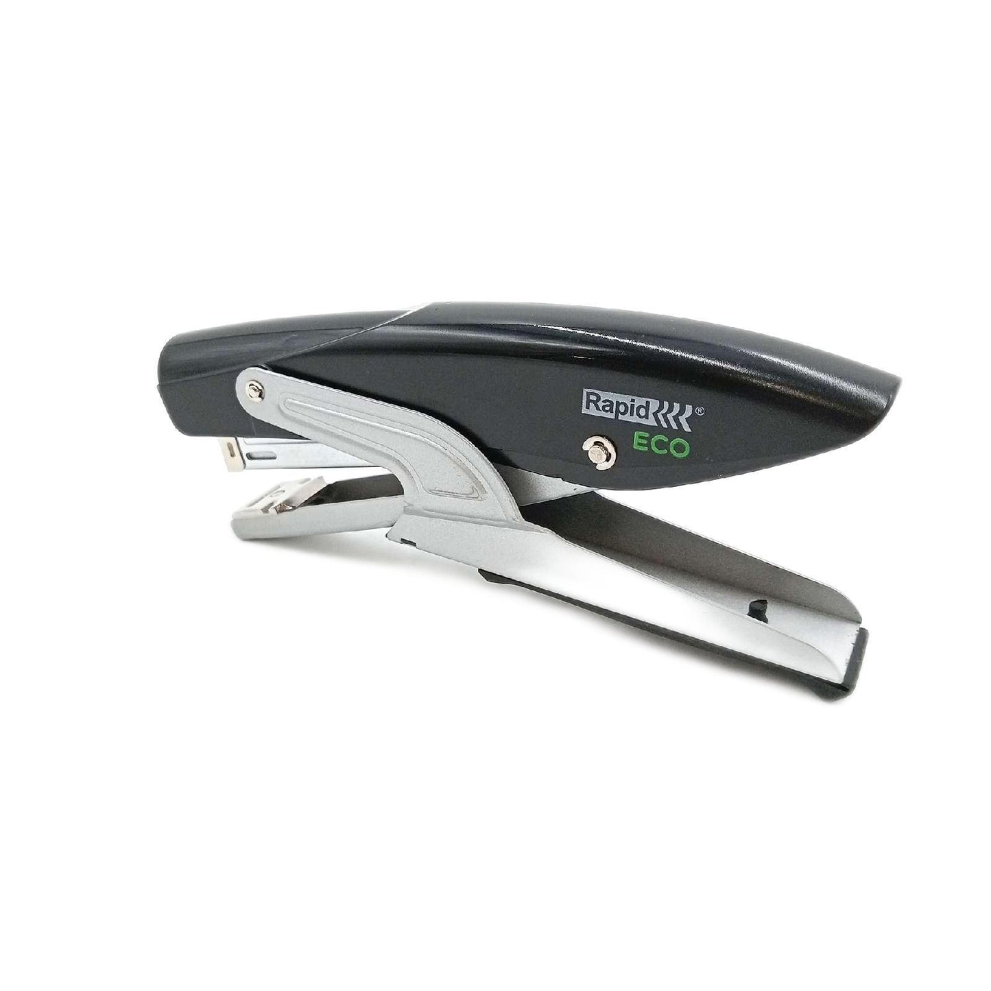 Rapid ECO Tacker, kompaktes und verstellbares Amboss-Heftgerät aus recyceltem Kunststoff, für zu Hause, Büro oder Schule, Teil der ECO-Reihe, schwarz, 24812500