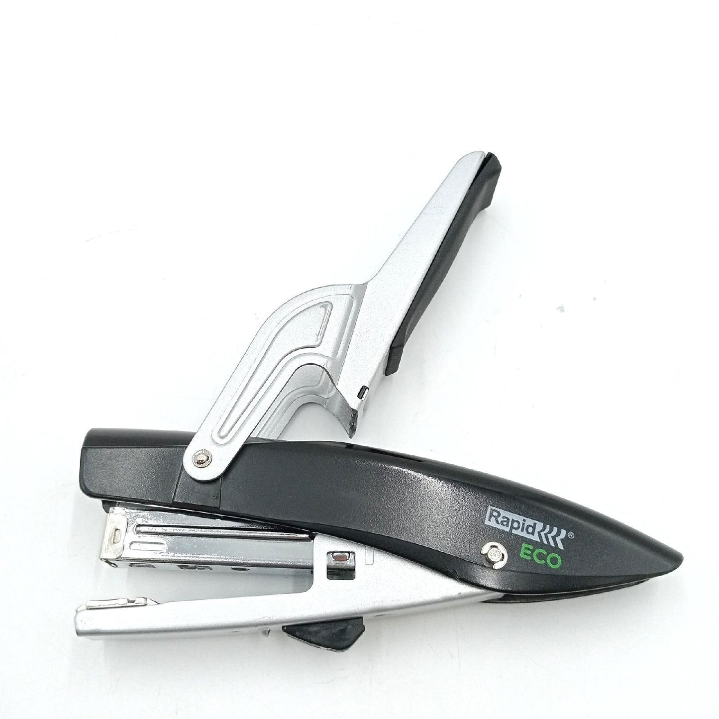 Rapid ECO Tacker, kompaktes und verstellbares Amboss-Heftgerät aus recyceltem Kunststoff, für zu Hause, Büro oder Schule, Teil der ECO-Reihe, schwarz, 24812500