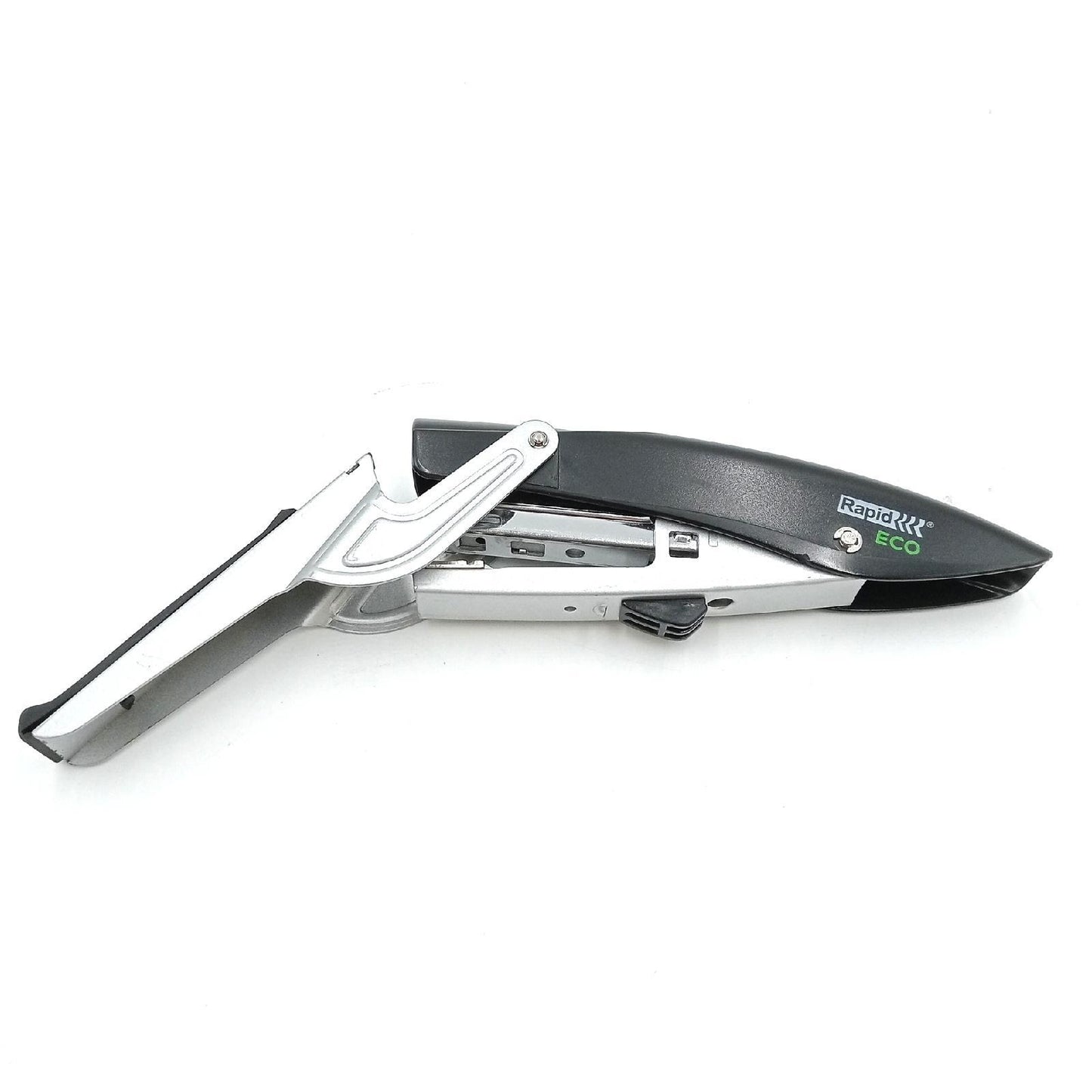 Rapid ECO Tacker, kompaktes und verstellbares Amboss-Heftgerät aus recyceltem Kunststoff, für zu Hause, Büro oder Schule, Teil der ECO-Reihe, schwarz, 24812500