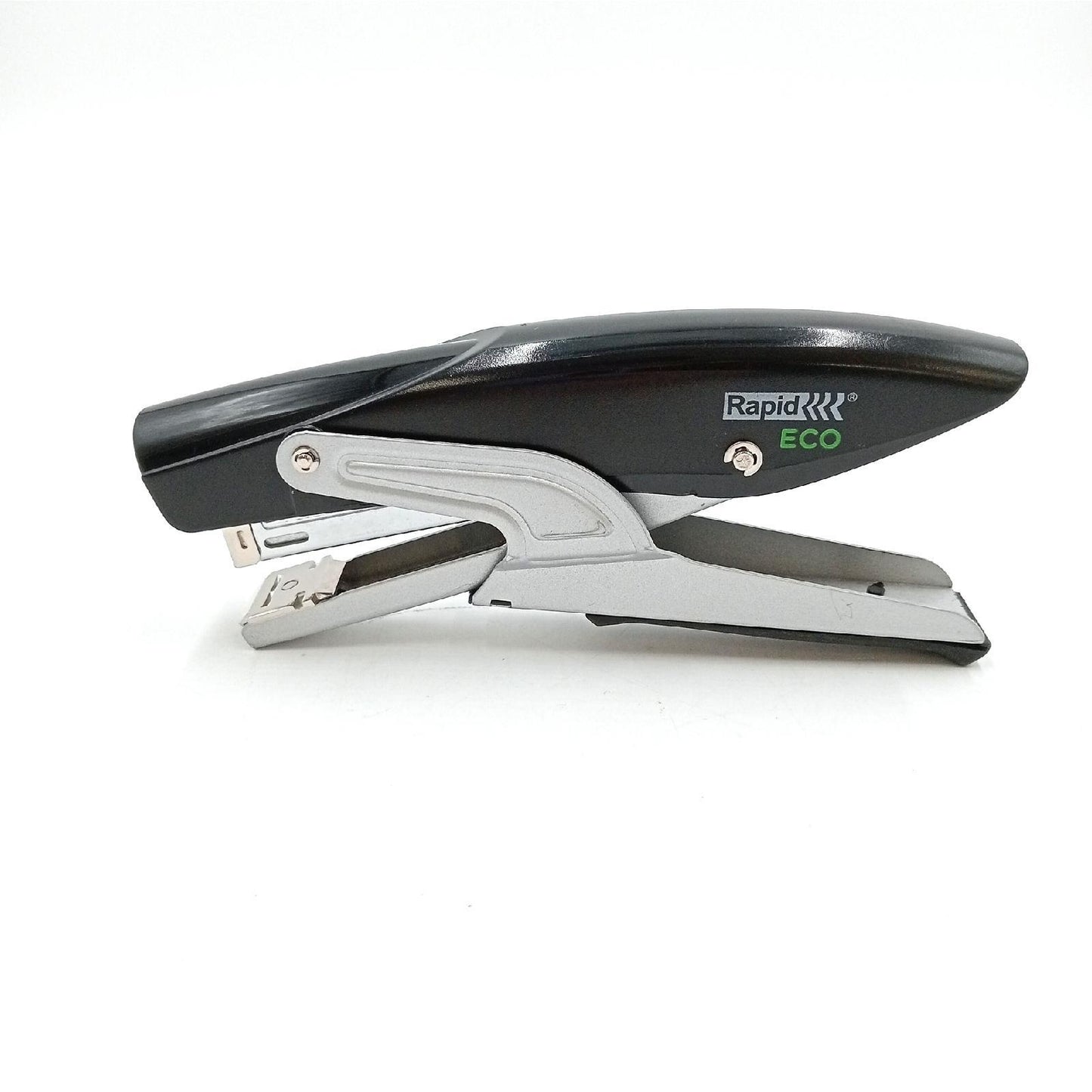 Rapid ECO Tacker, kompaktes und verstellbares Amboss-Heftgerät aus recyceltem Kunststoff, für zu Hause, Büro oder Schule, Teil der ECO-Reihe, schwarz, 24812500