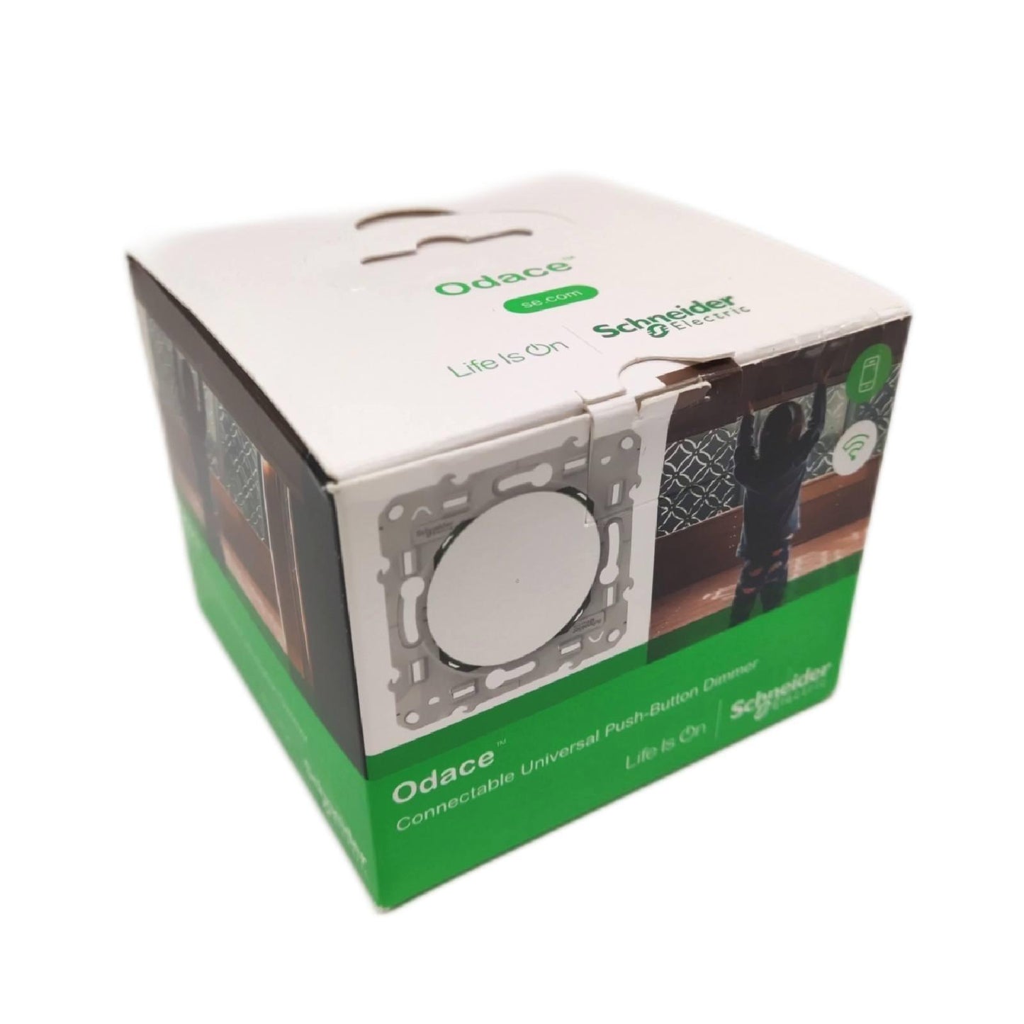 Schneider Electric Tastschaltereinsatz Elektrozubehör Wiser 10 Wege Weiß Druckknopf
