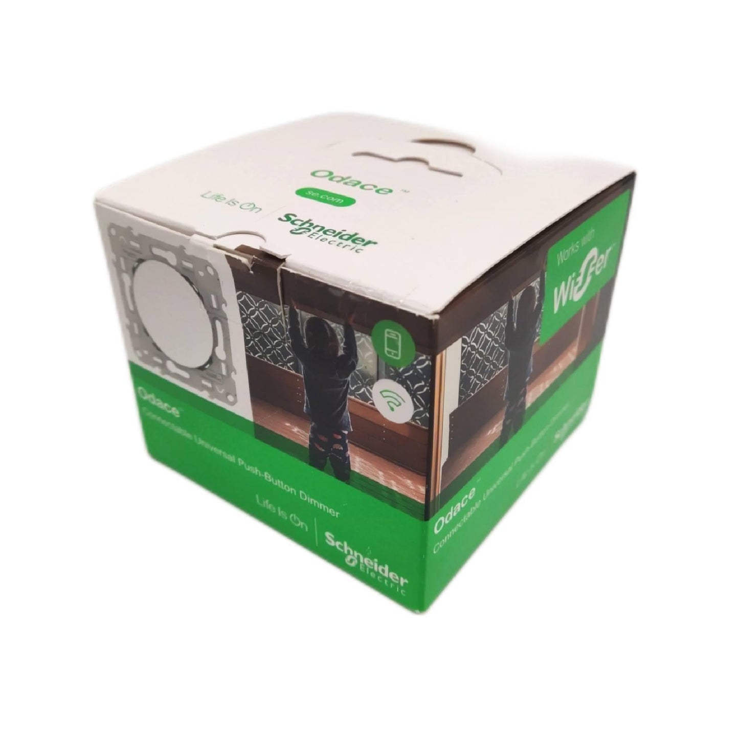 Schneider Electric Tastschaltereinsatz Elektrozubehör Wiser 10 Wege Weiß Druckknopf