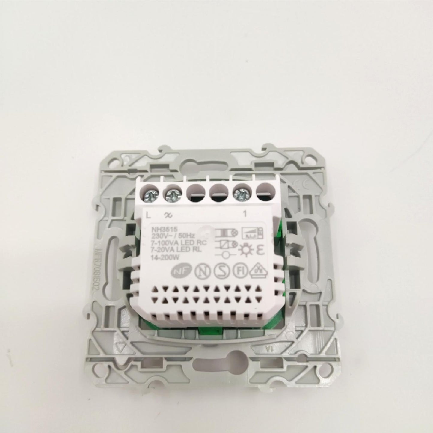 Schneider Electric Tastschaltereinsatz Elektrozubehör Wiser 10 Wege Weiß Druckknopf