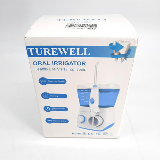 TUREWELL Hydropulser Dental Jet 8 Multifunktionsdüsen 10 Einstellungen Zahnpflege innovativ