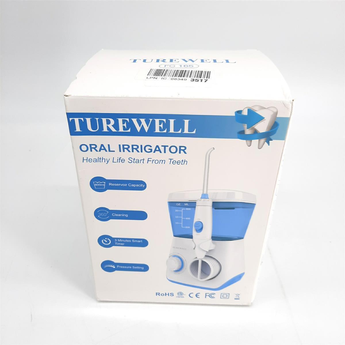 TUREWELL Hydropulser Zahnpflegegerät Mundhygiene Dental Jet 8