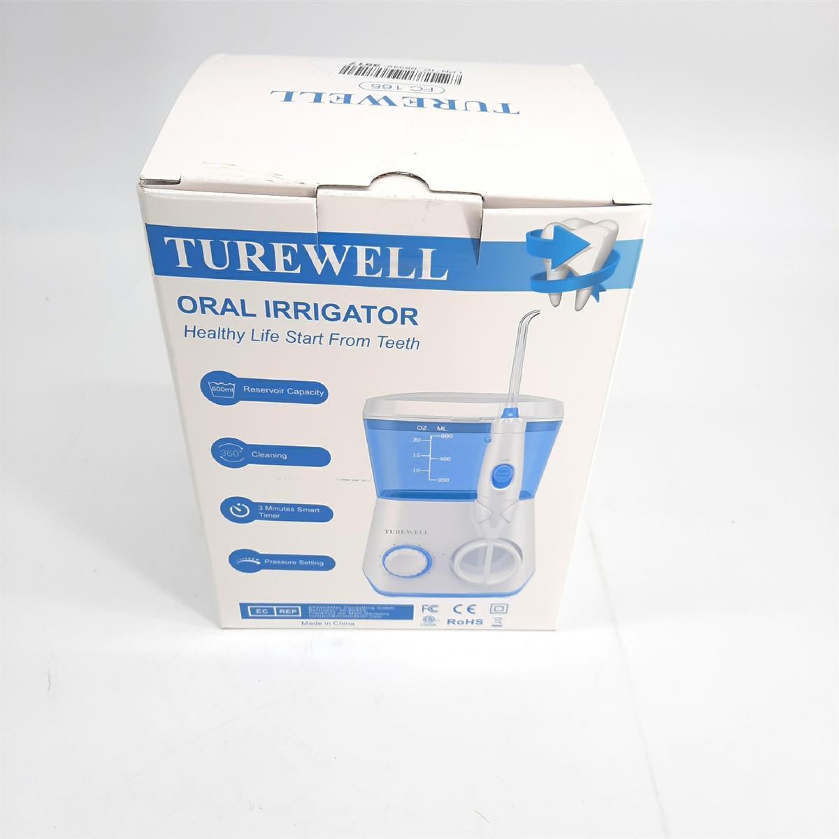 TUREWELL Hydropulser Zahnpflegegerät Mundhygiene Dental Jet 8