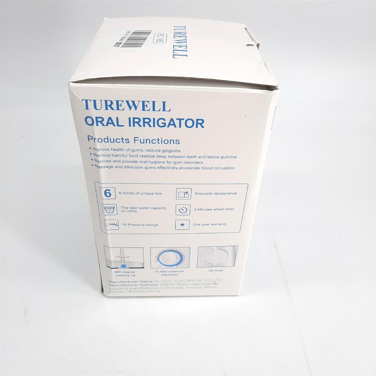 TUREWELL Hydropulser Zahnpflegegerät Mundhygiene Dental Jet 8