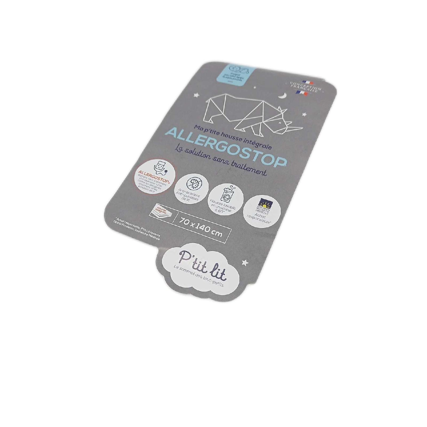 Ptit Lit Matratzenschoner Babyausstattung Schonbezug Allergostop 70 x