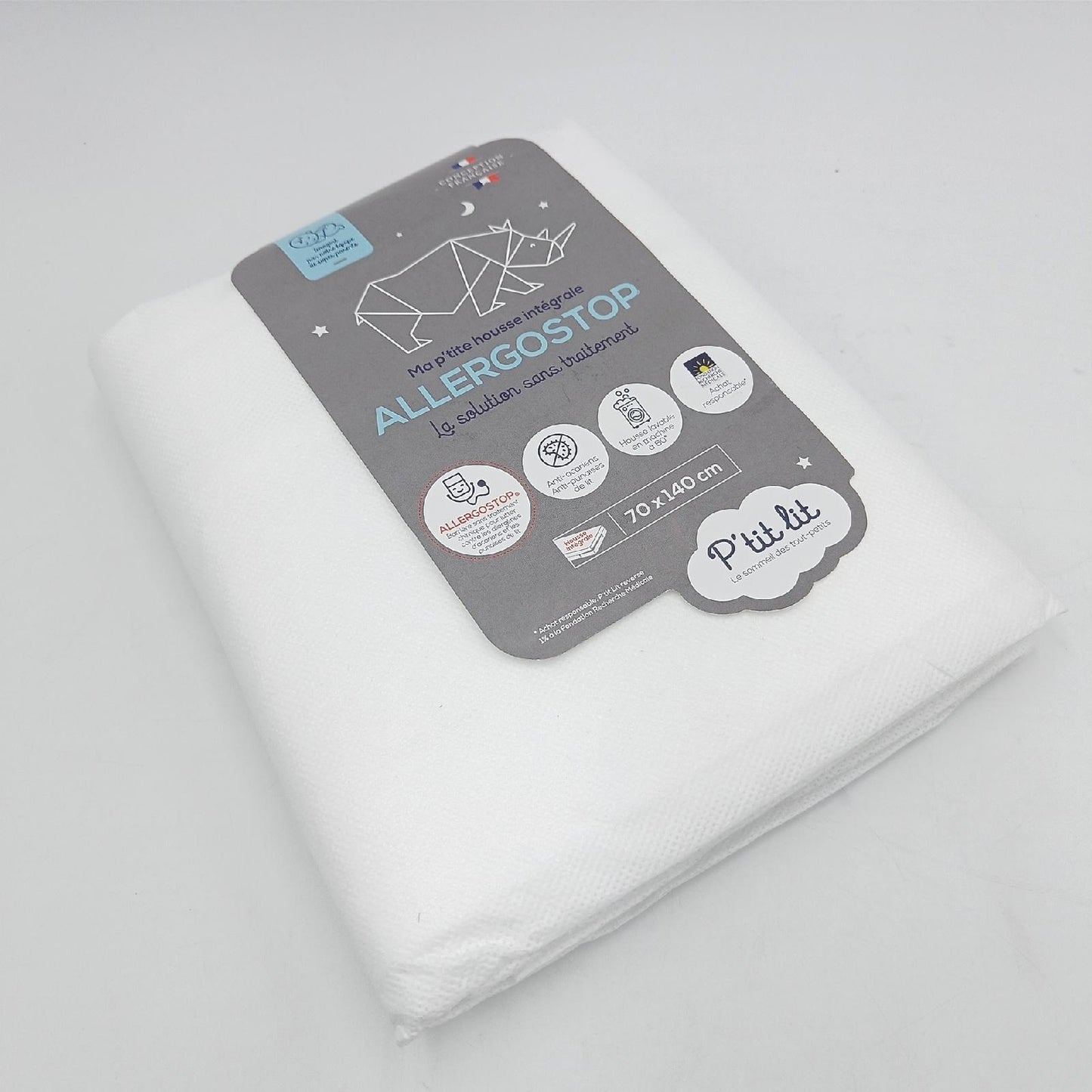 Ptit Lit Matratzenschoner Babyausstattung Schonbezug Allergostop 70 x