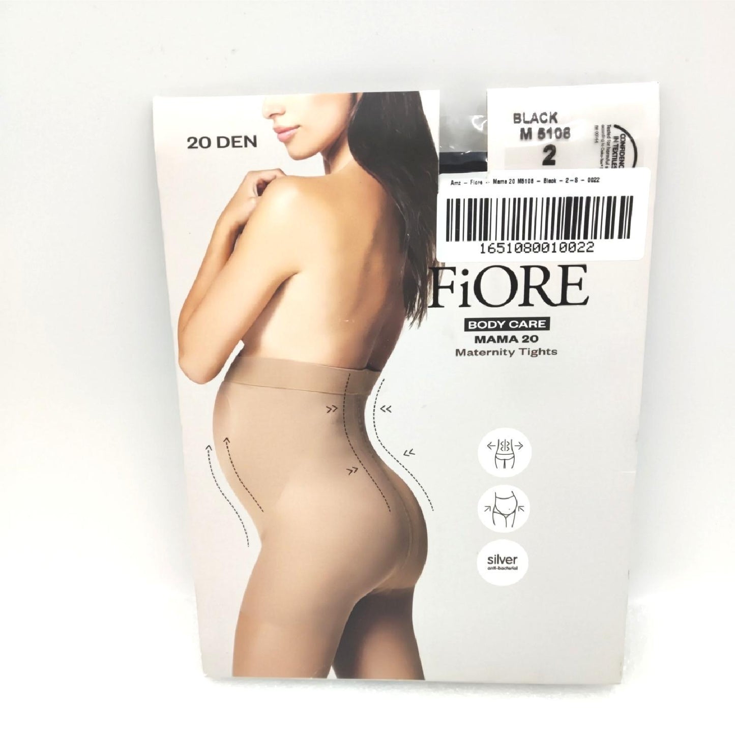 Fiore Damen Umstandsstrumpfhose Bodycare Schwarz S Europa Komfort Alltag