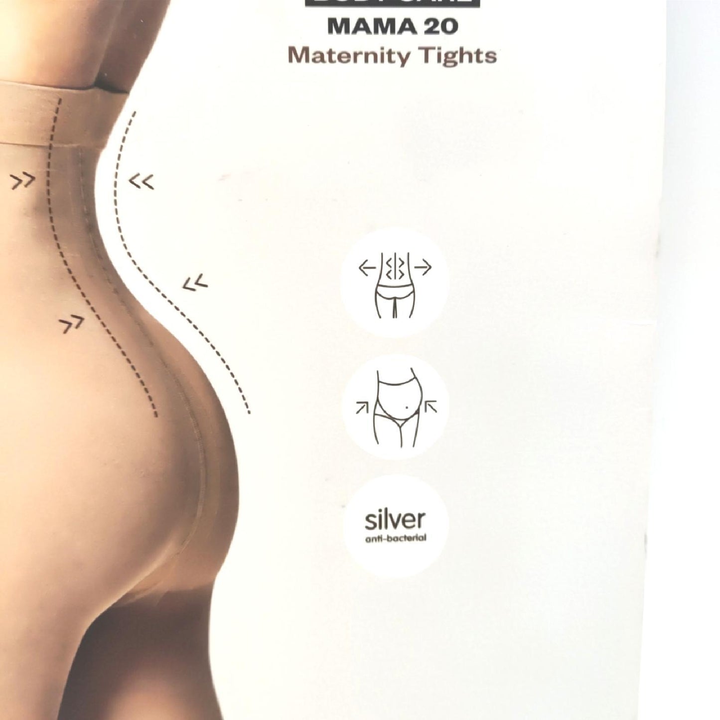 Fiore Damen Umstandsstrumpfhose Bodycare Schwarz S Europa Komfort Alltag