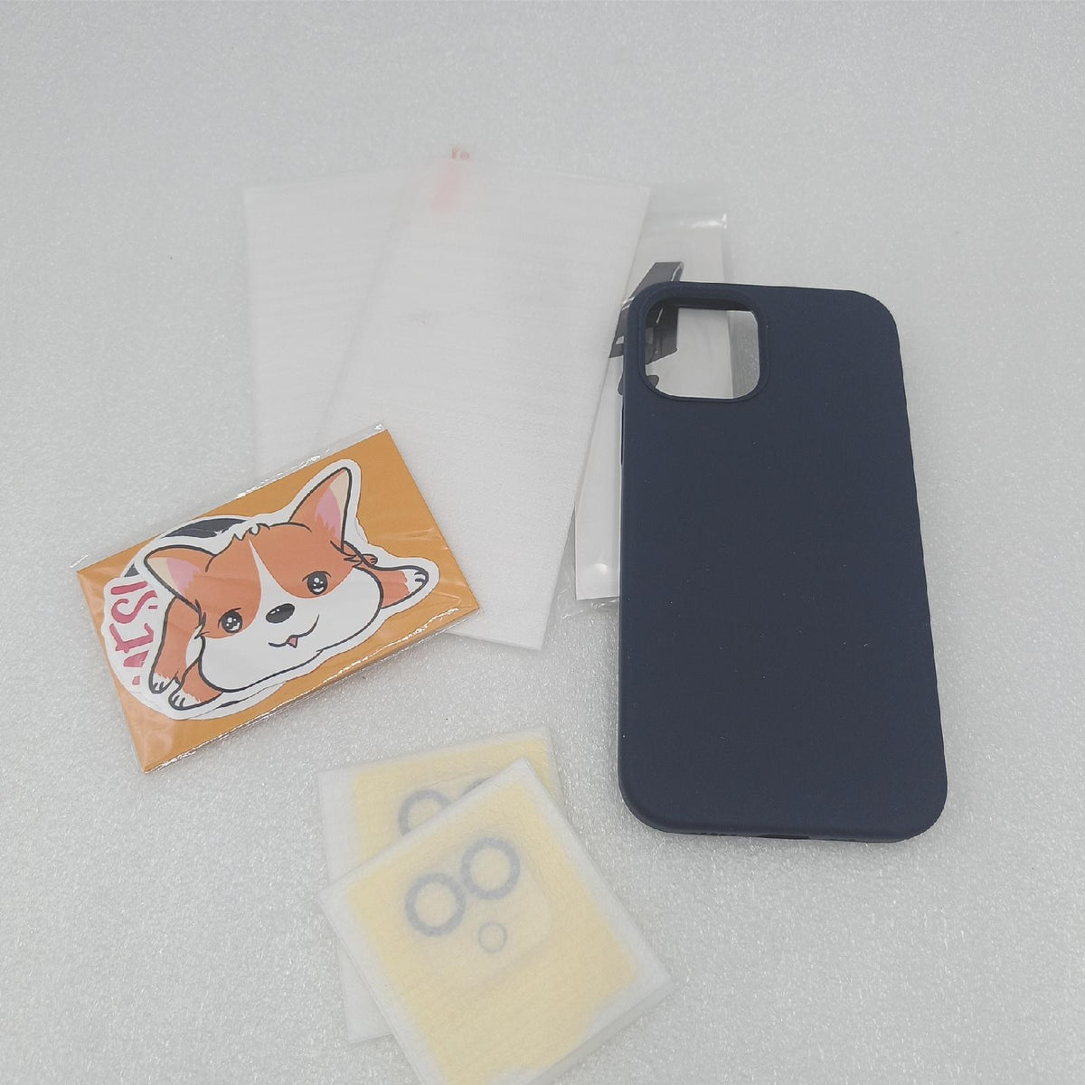 Uyiton Hülle Handy Zubehör iPhone 12 Coque2 Glas Schutz Set 5in1