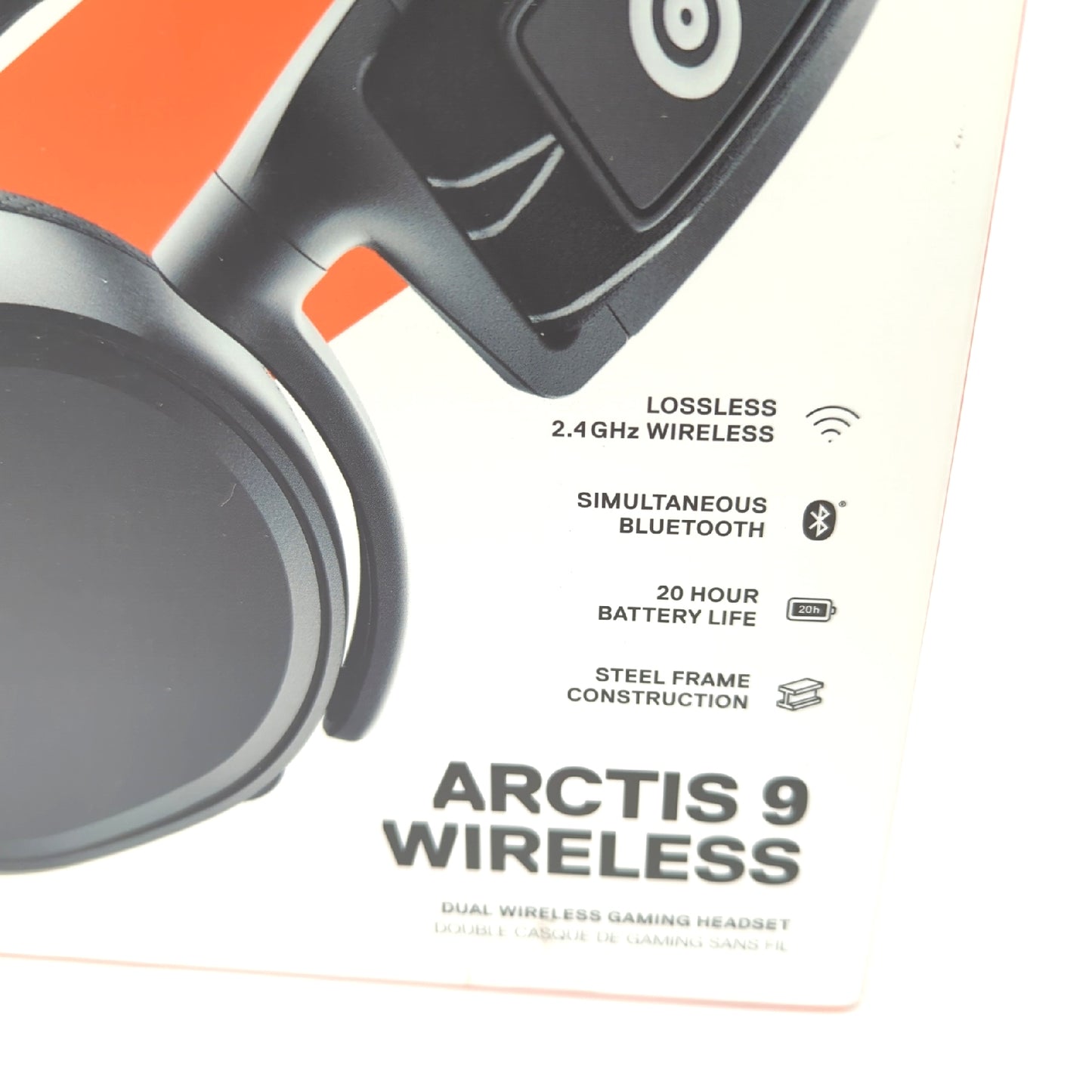 Arctis 9 Dualkabelloses Gaming-Headset Wireless Bluetooth 20 Stunden Akkulaufzeit Equip Playstation 5 Playstation 4 PC