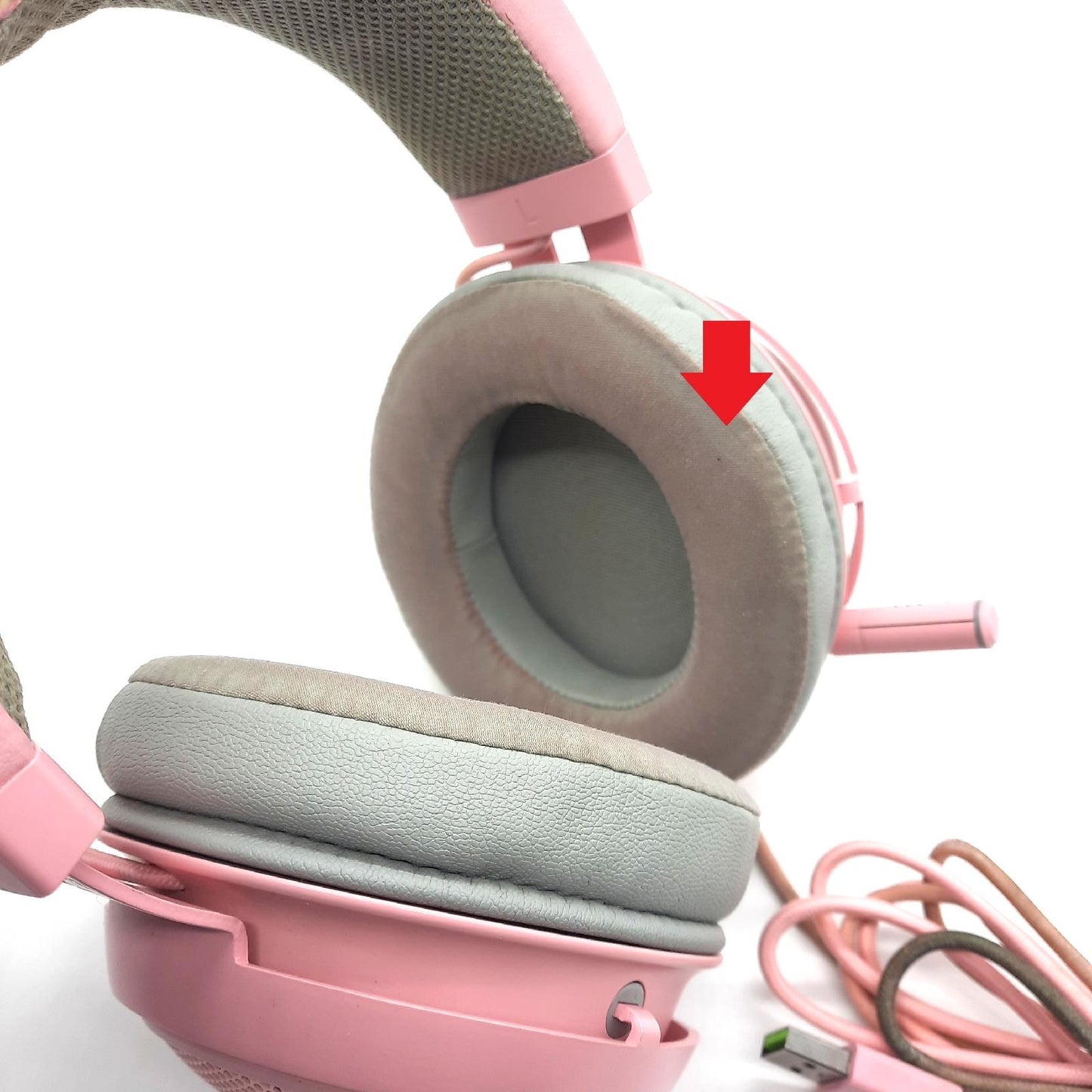 Razer Kraken Kitty Edition Gaming Headset Die Katze Ohr USB Gami - Unvollständig