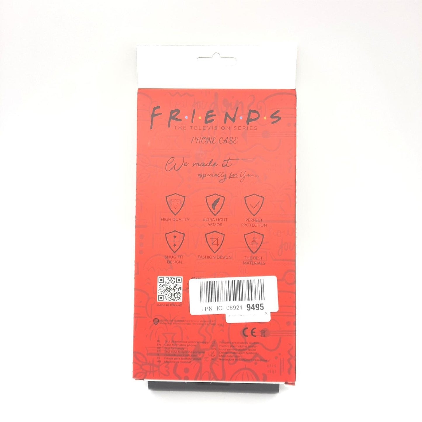 ERT GROUP Handyhülle Smartphone Zubehör Apple iPhone 12 12 PRO Friends Muster Transparent optimal