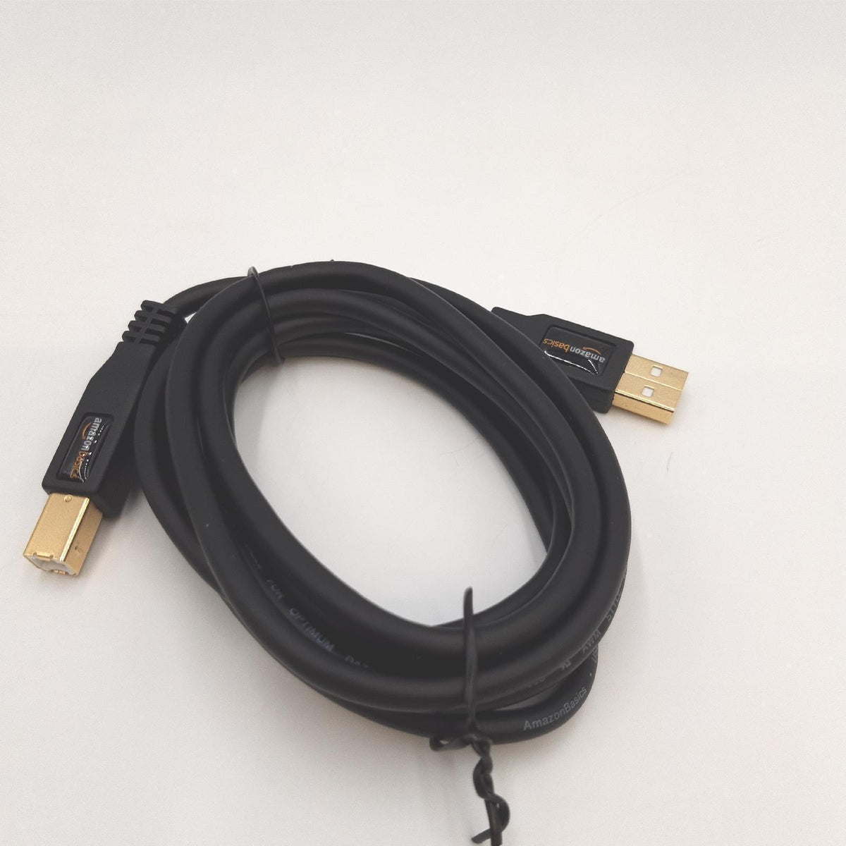 Amazon Basics USB 2 0 Kabel USB A Stecker auf USB B Stecker 18 m vergoldete Anschlüsse Drucker