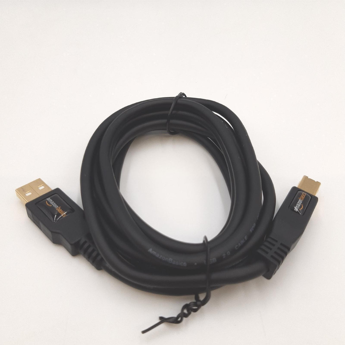 Amazon Basics USB 2 0 Kabel USB A Stecker auf USB B Stecker 18 m vergoldete Anschlüsse Drucker