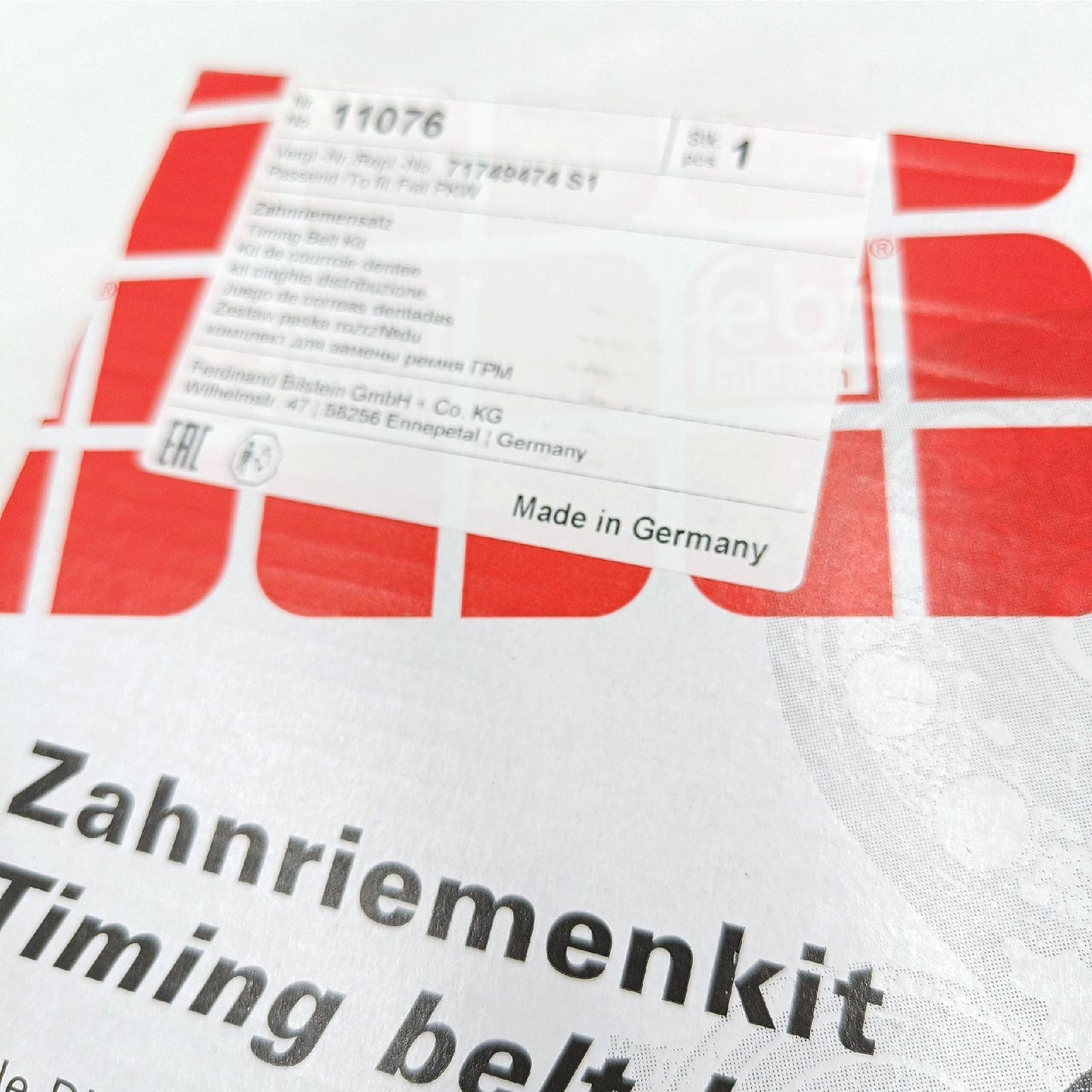 febi bilstein Zahnriemensatz Auto Ersatzteile 45140 mit Wasserpumpe langlebig