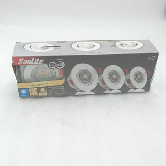 Xanlite Einbauleuchten 3er Pack helle Einbauleuchten Lot inkl Passion erhellen