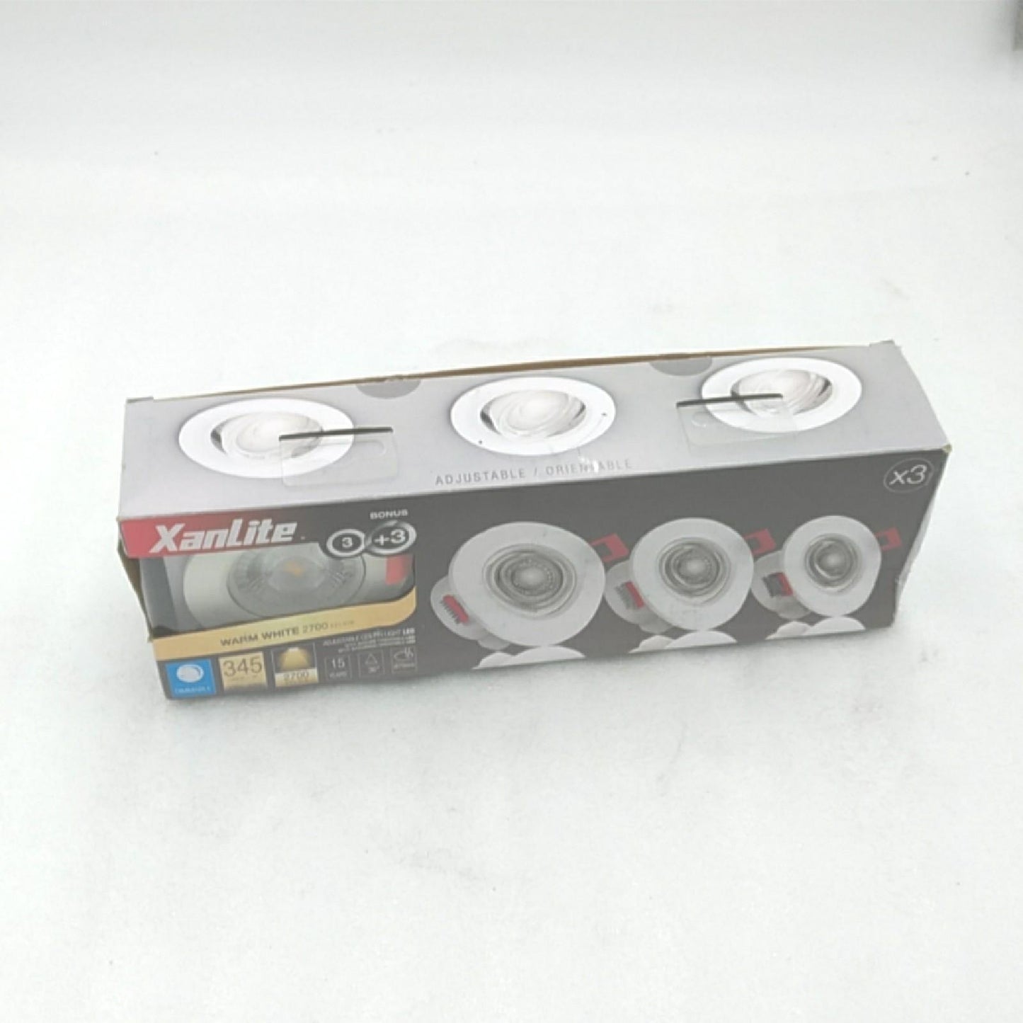 Xanlite Einbauleuchten 3er Pack helle Einbauleuchten Lot inkl Passion erhellen