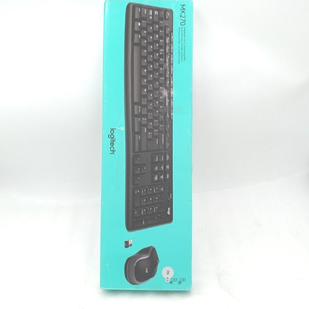 Logitech MK270 Tastatur Maus Set Kabellos Komfortable Bedienung Windows Französisch